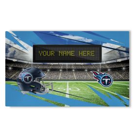 [Personalization Only] Official NFL Titans - 36" x 62" Personalized Washable Rug