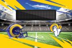 [Personalization Only] Official NFL Rams - 20" x 32" Personalized Washable Rug