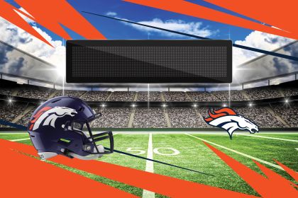 [Personalization Only] Official NFL Broncos - 20" x 32" Personalized Washable Rug