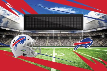 [Personalization Only] Official NFL Bills - 20" x 32" Personalized Washable Rug