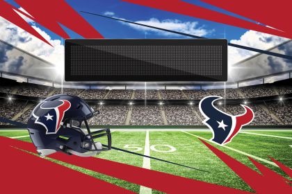 [Personalization Only] Official NFL Texans - 20" x 32" Personalized Washable Rug