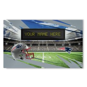 [Personalization Only] Official NFL Patriots - 36" x 62" Personalized Washable Rug