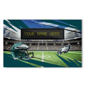 [Personalization Only] Official NFL Eagles - 36" x 62" Personalized Washable Rug