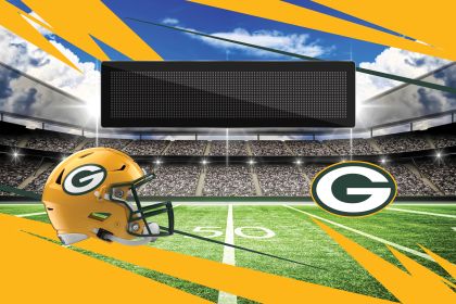 [Personalization Only] Official NFL Packers - 20" x 32" Personalized Washable Rug