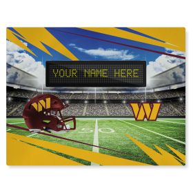 [Personalization Only] Official NFL Commanders - 62" x 84" Personalized Washable Rug