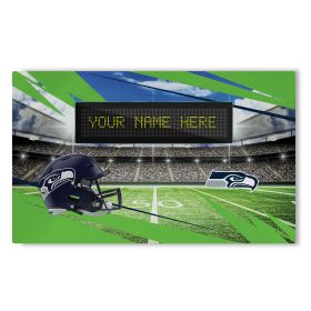 [Personalization Only] Official NFL Seahawks - 36" x 62" Personalized Washable Rug