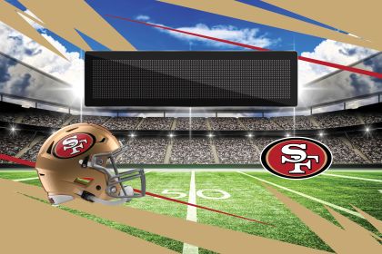 [Personalization Only] Official NFL 49ers - 20" x 32" Personalized Washable Rug