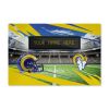 [Personalization Only] Official NFL Rams - 20" x 32" Personalized Washable Rug