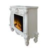 ACME Versailles FIREPLACE Bone White Finish AC01316