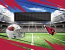 [Personalization Only] Official NFL Cardinals - 62" x 84" Personalized Washable Rug