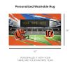 [Personalization Only] Official NFL Bengals - 36" x 62" Personalized Washable Rug