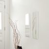 Wall Mount Mirror Set of 2.MDF Mirror Wall Mount at Horizontal & Vertical hanging