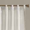 Cotton Printed Curtain Panel with Chenille detail and Lining